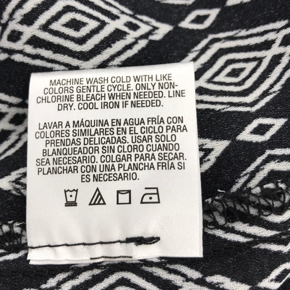 SimplyStyled Jacket Large Black/White Front Zip - Picture 13 of 13